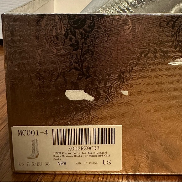 Chrome Cowgirl Boots Women’s 7.5 NEW - Picture 13 of 13